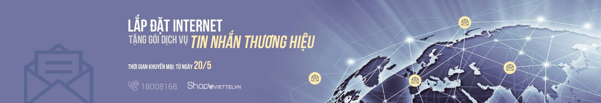 Khuyến mại đặc biệt khi đăng ký dịch vụ truyền hình và combo internet truyền hình Viettel
